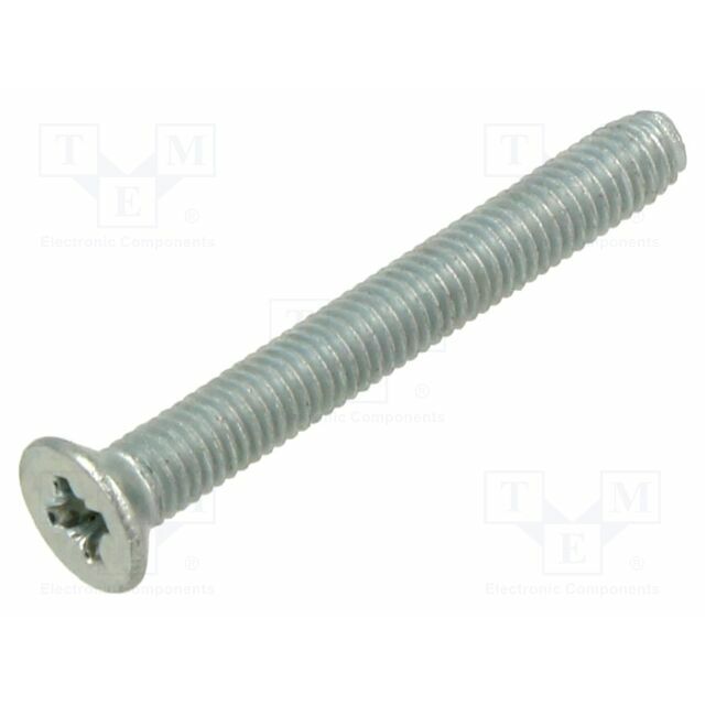 RECA Screw; M3; M3x25; Head: countersunk