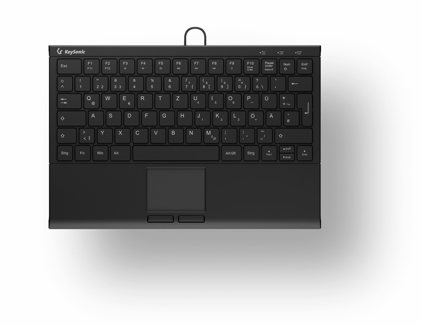 Keysonic KSK-5211ELU (DE) tastatūra Mājas USB