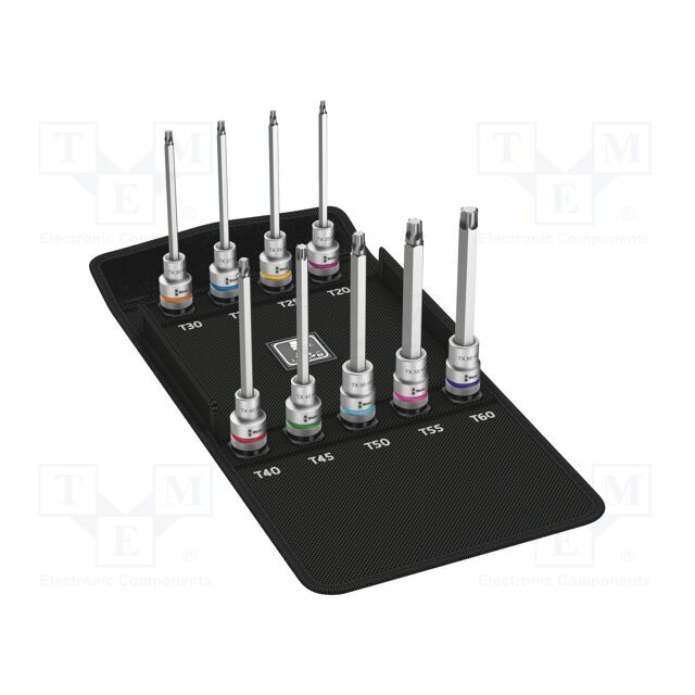 Wrench-set; socket spanner; Torx®; Chrom-vanadium steel