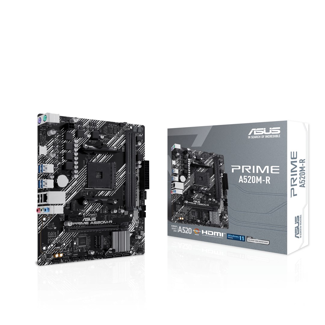 Mātesplate ASUS PRIME A520M-R, AMD A520