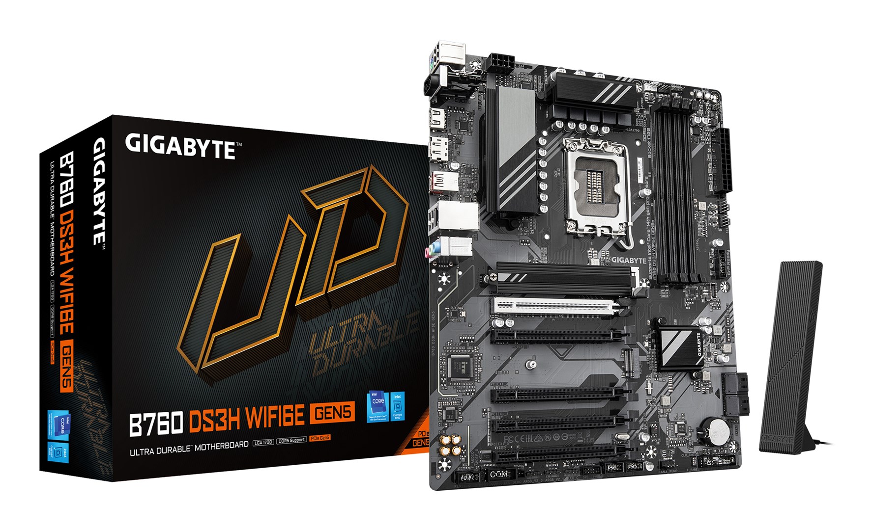 GIGABYTE B760 DS3H WIFI6E GEN5 mātesplate
