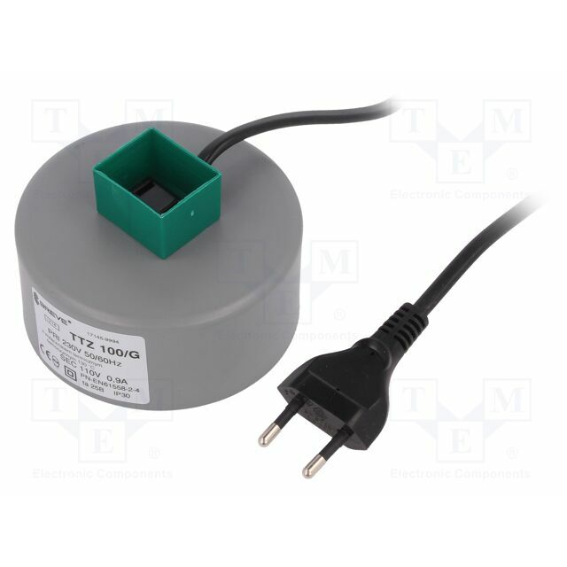 BREVE TUFVASSONS Transformer: toroidal; 100VA; 230VAC