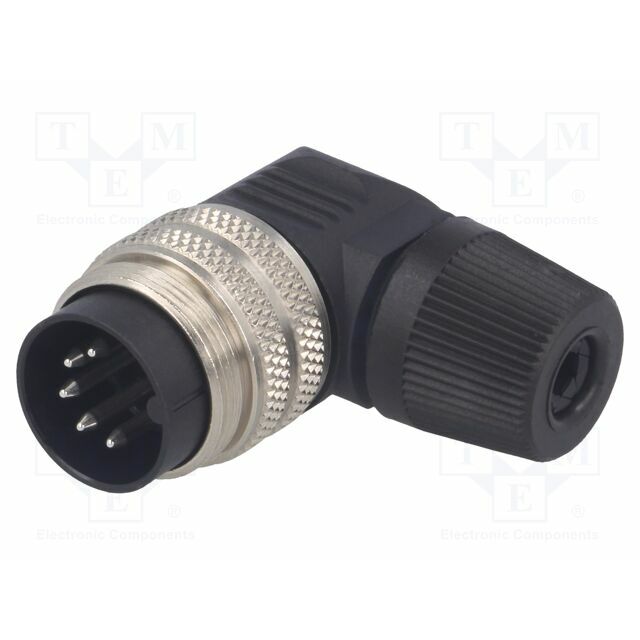 BINDER Connector: M16; plug; male; PIN: