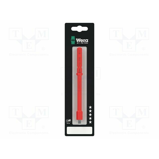 Screwdriver bit; insulated; 154mm; 1/4"; VDE