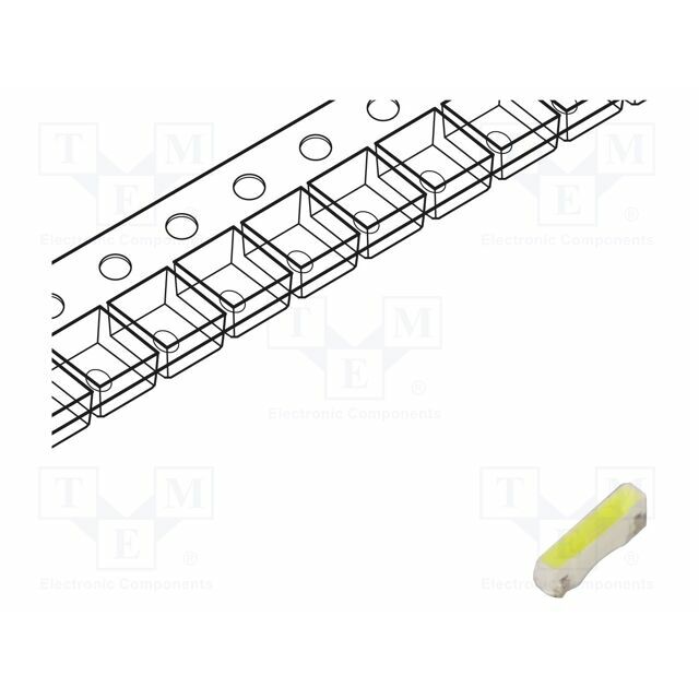 EVERLIGHT LED; white; SMD; Case (mm):