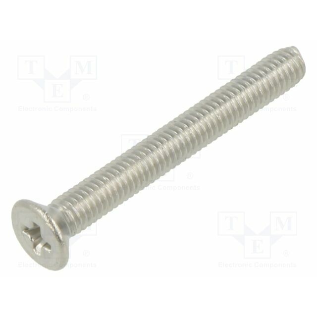 RECA Screw; M3; M3x25; Head: countersunk