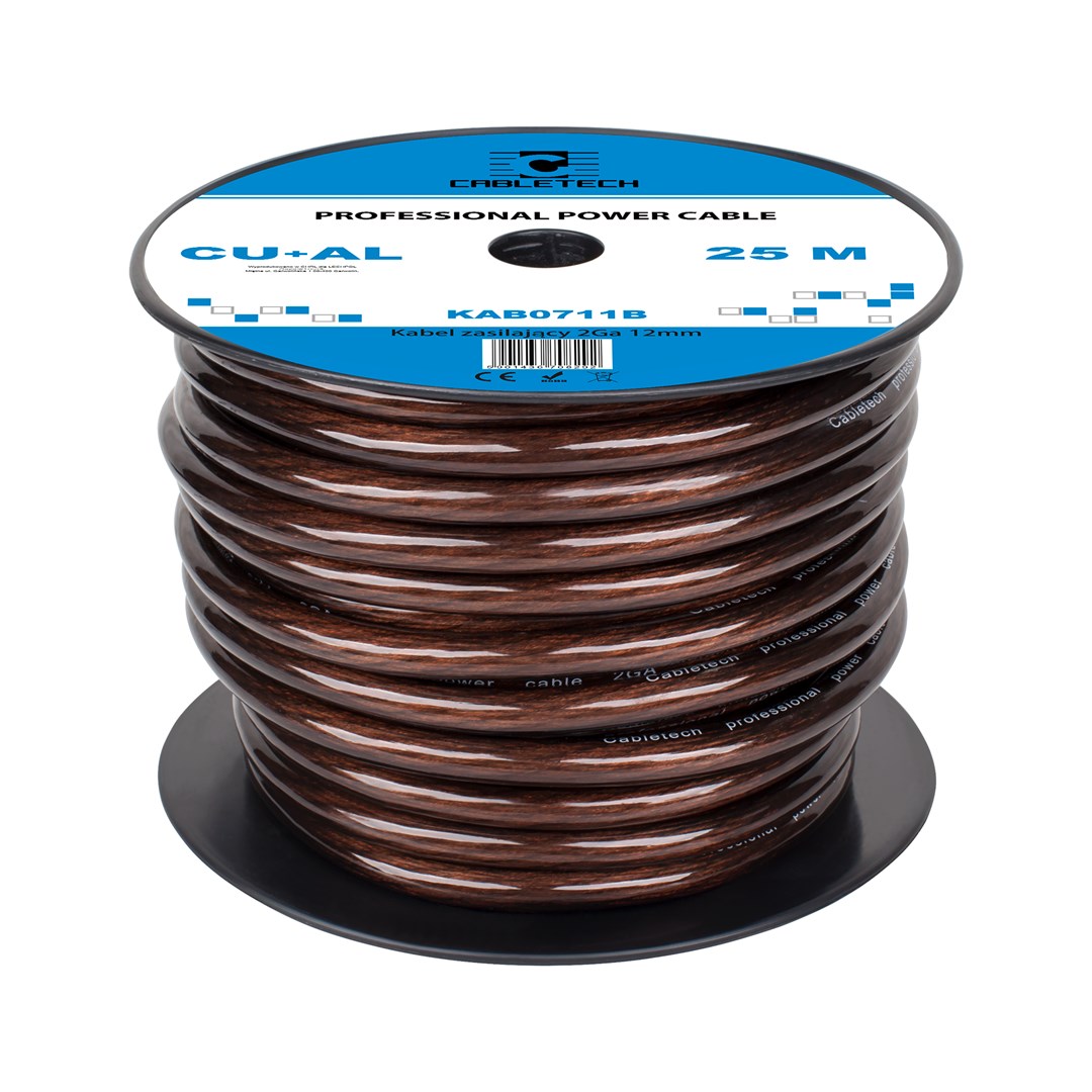 CABLETECH 2Ga OD12mm CU+AL Automotive Cable