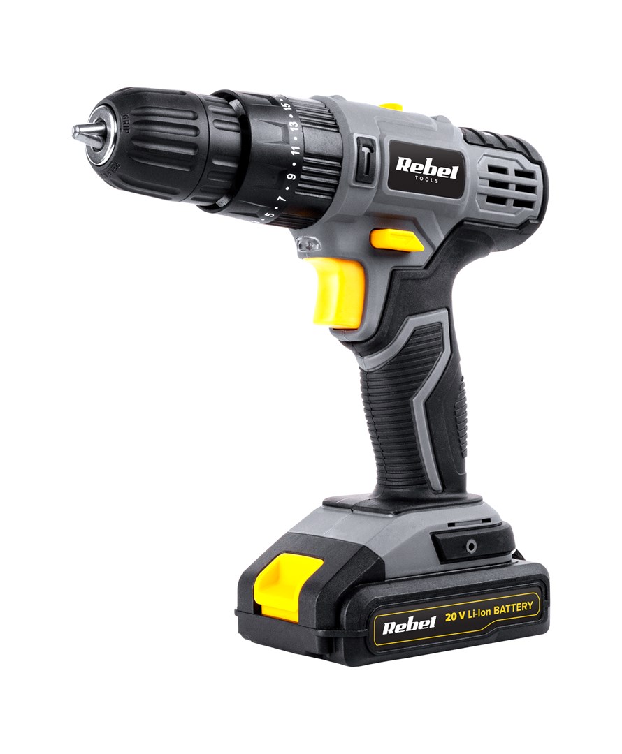 REBEL Cordless impact drill driver 20V