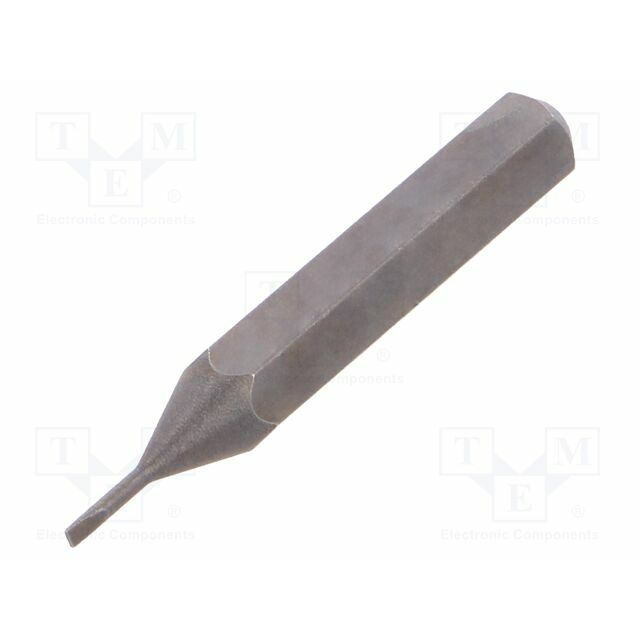Screwdriver bit; slot; 0.8x0.2mm