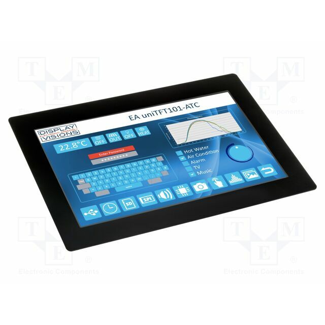 DISPLAY VISIONS Display: TFT; 10.1&quot