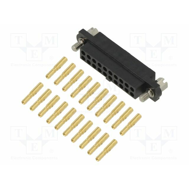 HARWIN Connector: wire-wire/PCB; plug; female; PIN: