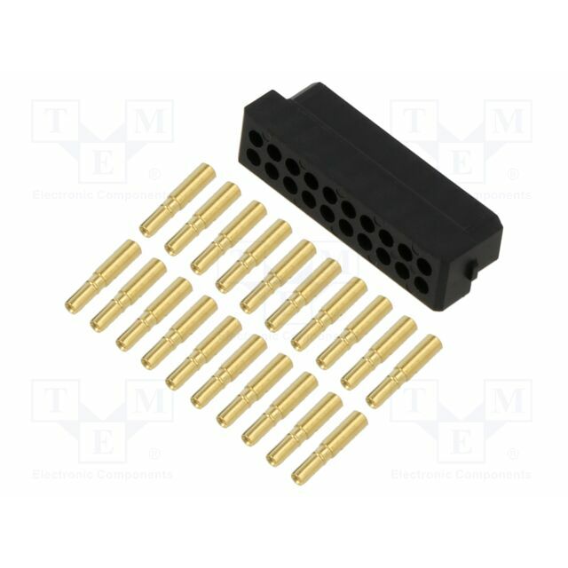 HARWIN Connector: wire-wire/PCB; plug; female; PIN: