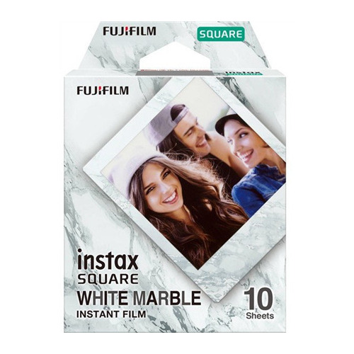Fujifilm Instax Square Whitemarble (10pl) Instant
