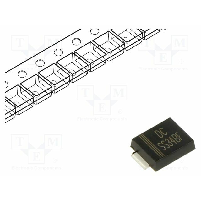 DC COMPONENTS Diode: Schottky rectifying; SMB
