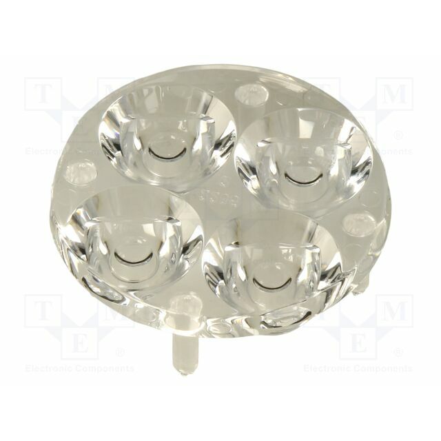 LEDIL LED lens; round; plexiglass PMMA