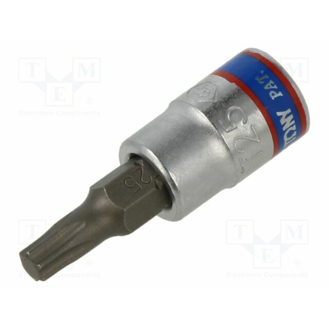KING TONY Socket: Torx®-bit; TX25; 1/4"