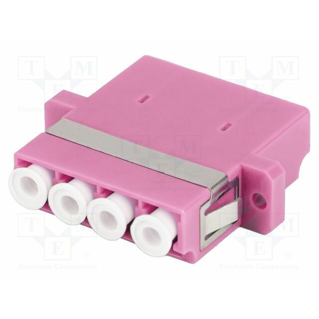 LANBERG Adapter; OM4; LC/UPC,both sides