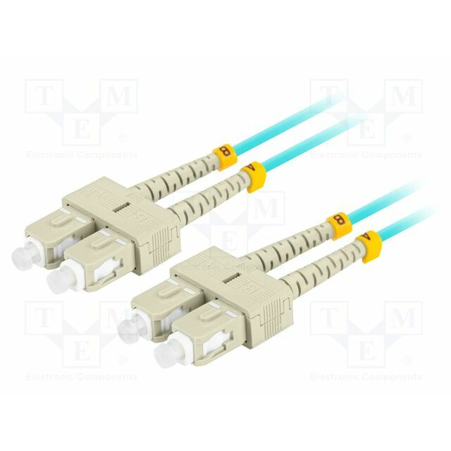 LANBERG Fiber patch cord; OM3; SC/UPC