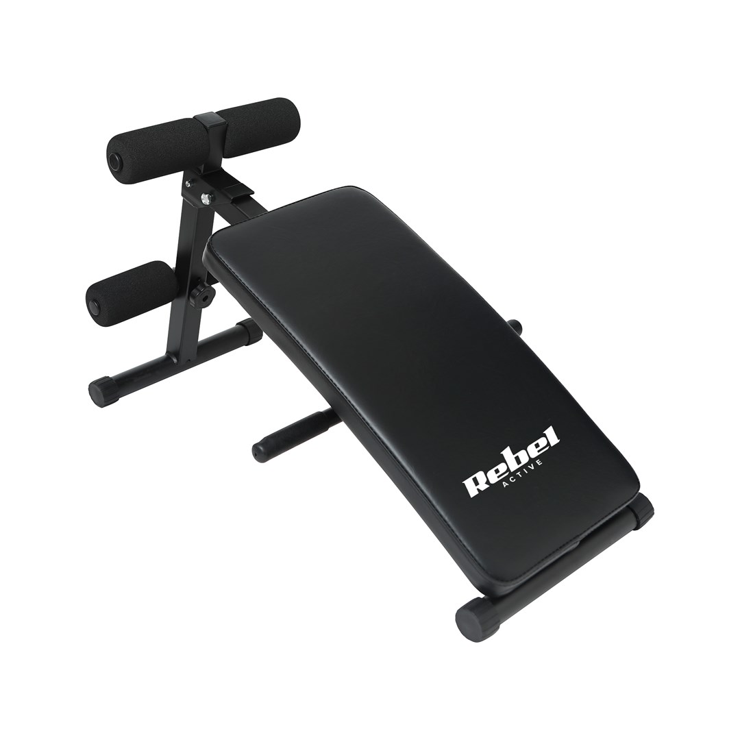 Incline weight bench for abdominal muscle
