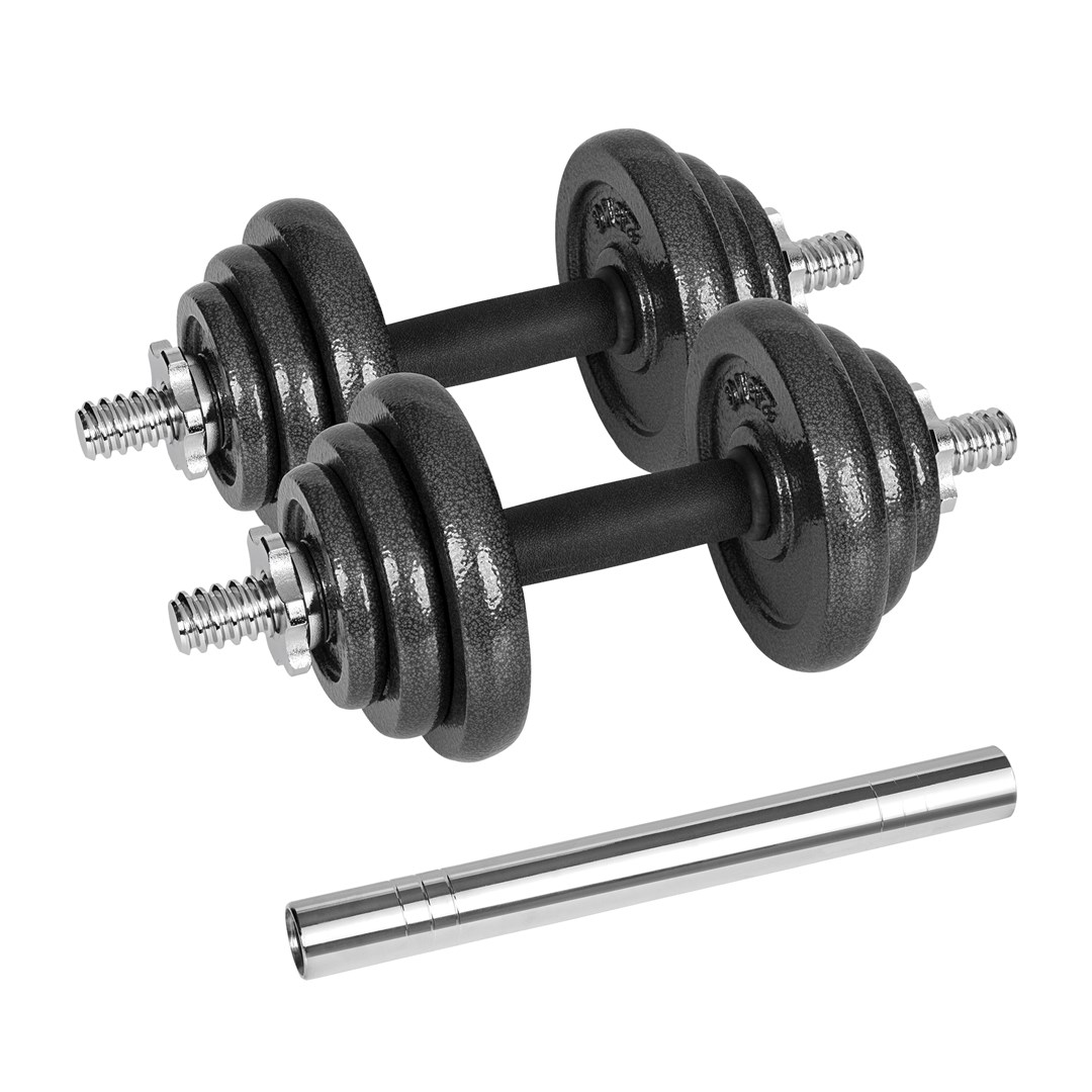 REBEL ACTIVE Adjustable dumbbells in a