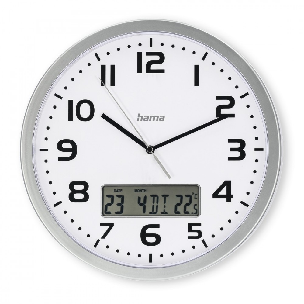 HAMA Moorea DCF radio wall clock