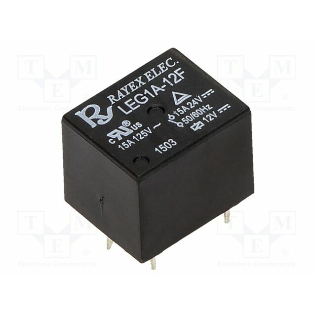 RECOY/RAYEX ELECTRONICS Relay: electromagnetic; Ucoil: 12VDC
