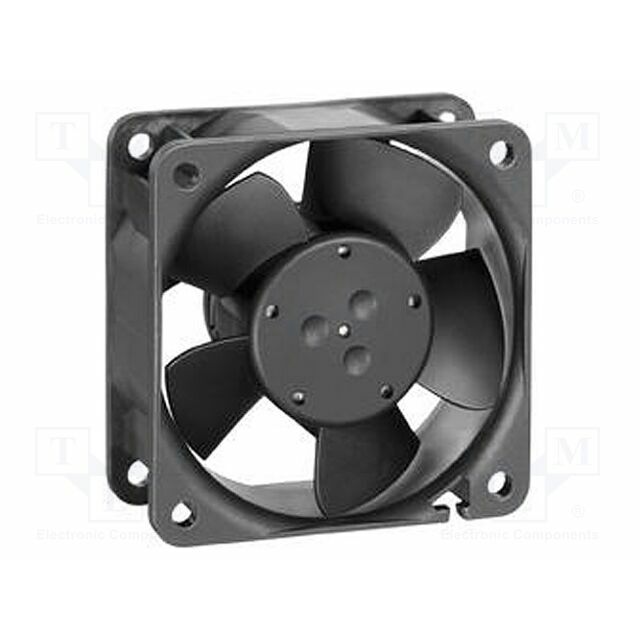 EBM-PAPST Fan: DC; 60x60x25mm; axial; 12VDC