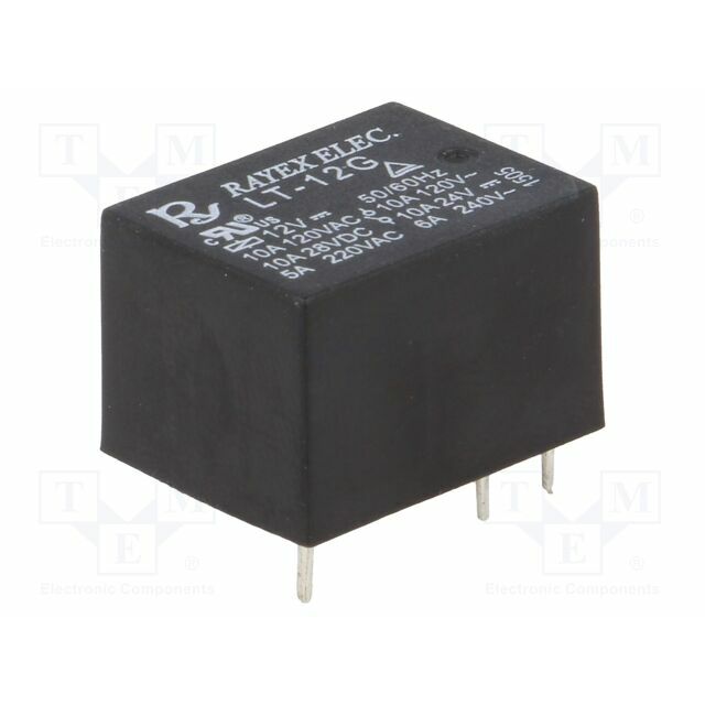 RECOY/RAYEX ELECTRONICS Relay: electromagnetic; Ucoil: 12VDC