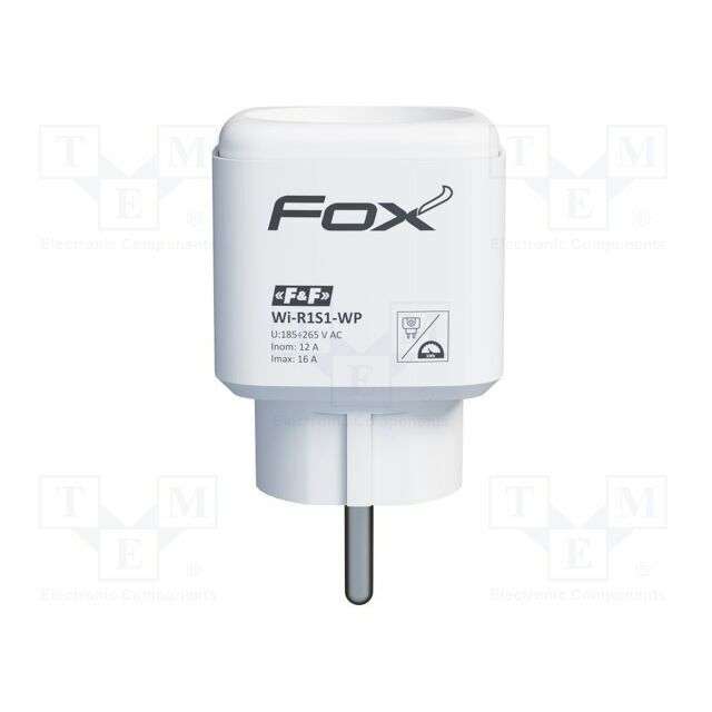 F&F Power socket; WIFI; plug-in; 165÷265VAC