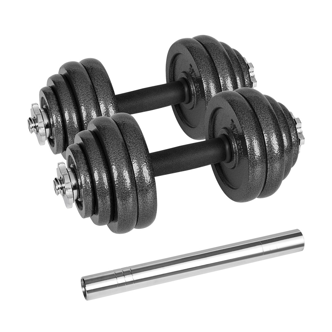 REBEL ACTIVE Adjustable dumbbells in a
