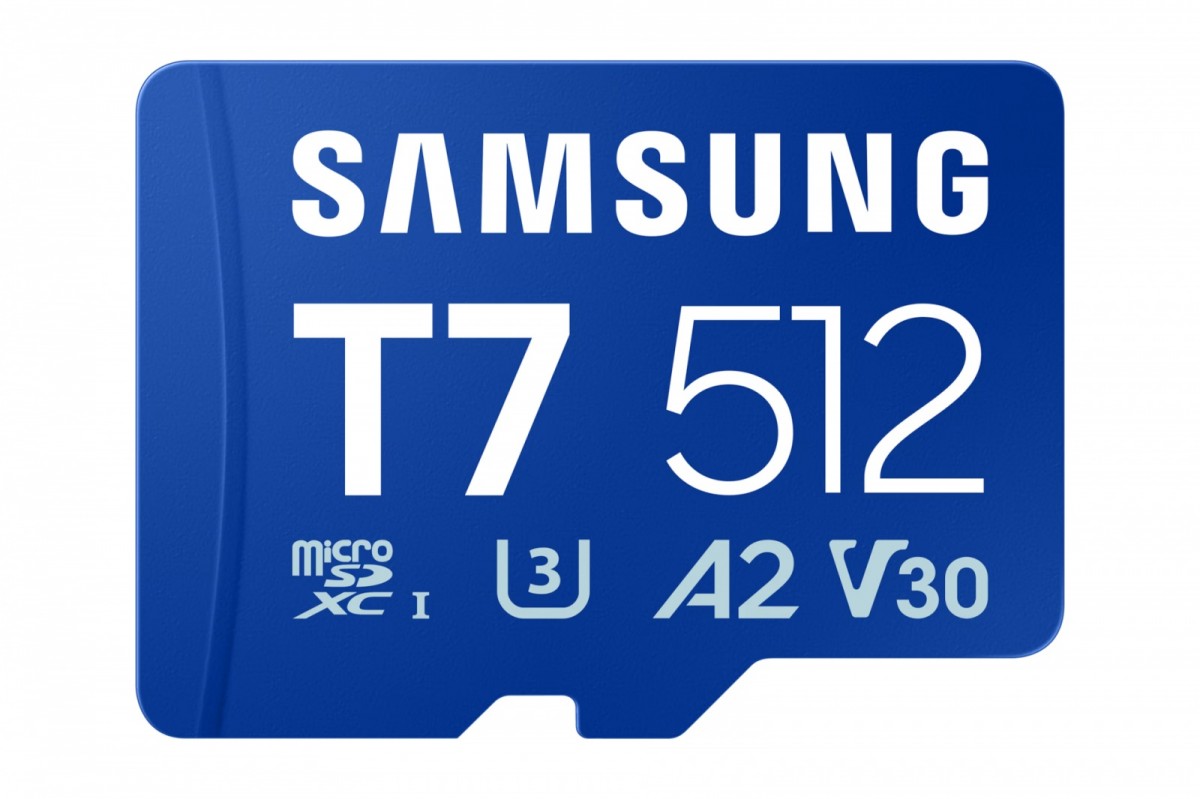 Samsung T7 microSD card 512GB |