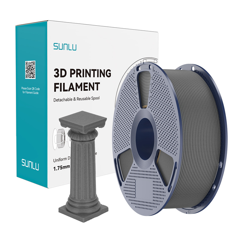 Filament Sunlu PLA High-Speed Marble Szary