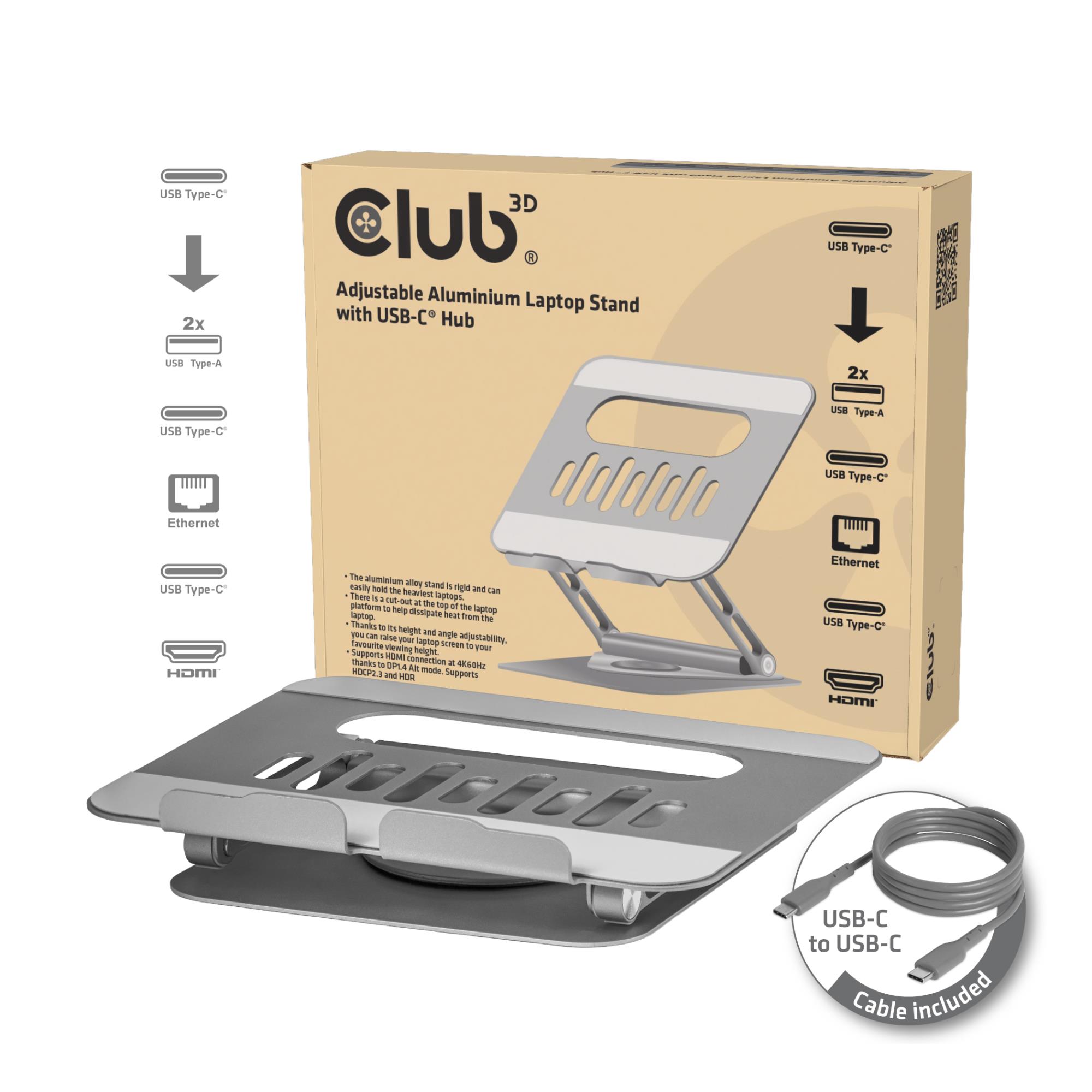 CLUB 3D NB ACC STAND ALUMINIUM