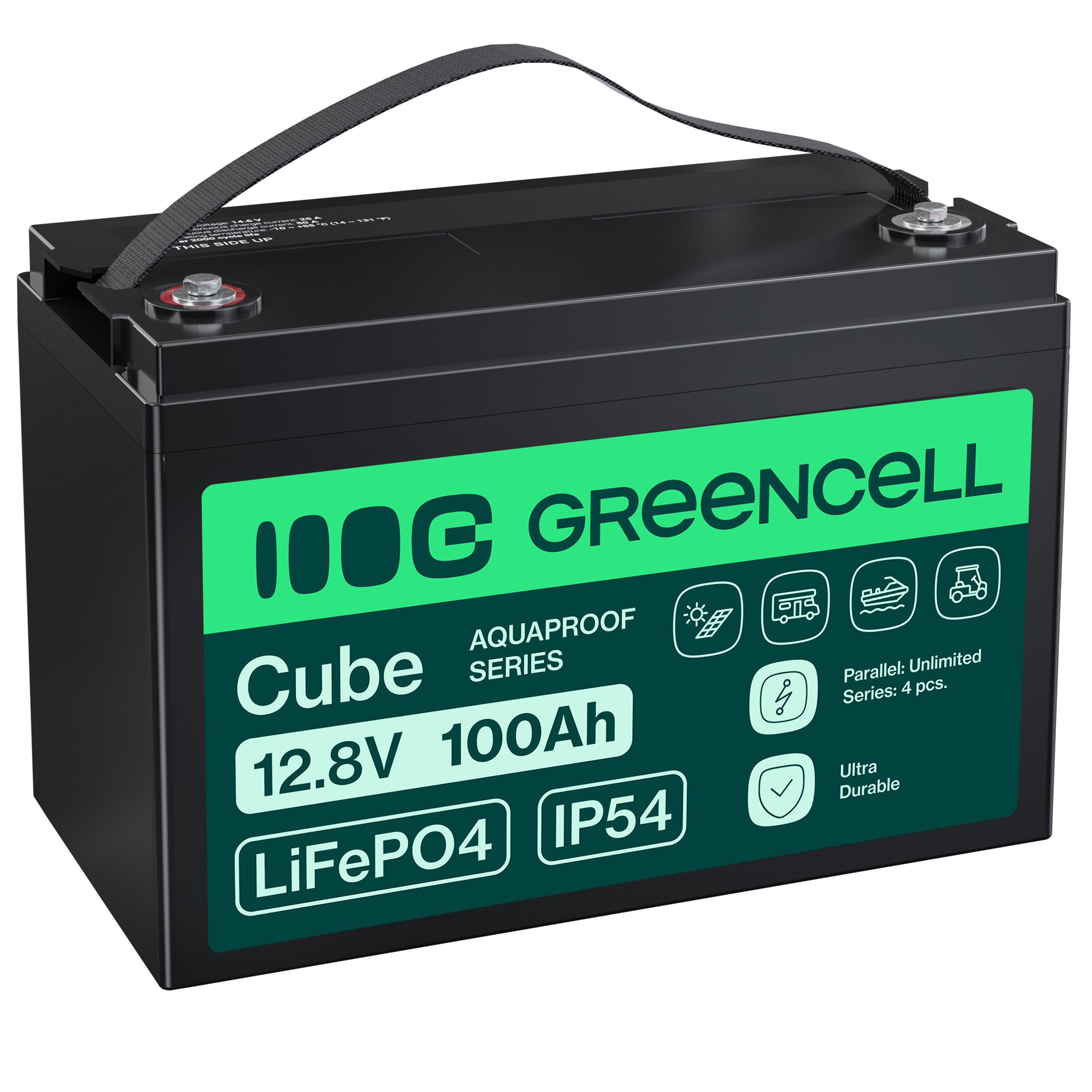 Dziļās izlādes akumulators Green Cell CUBE
