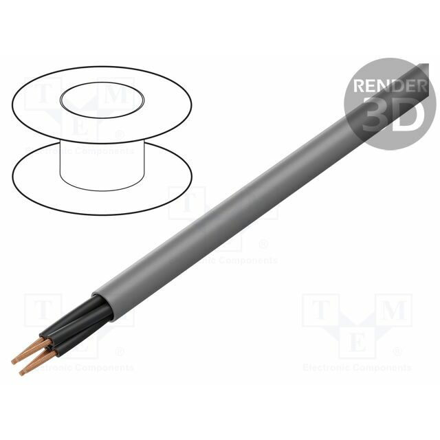 HELU Wire; MEGAFLEX®500; 4x0.75mm2; unshielded