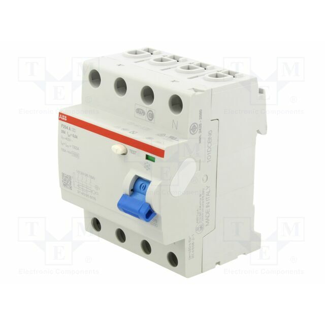 ABB RCD breaker; Inom: 25A; Ires: