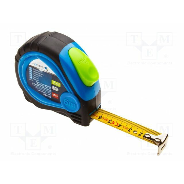 HÖGERT TECHNIK Measuring tape; L: 5m
