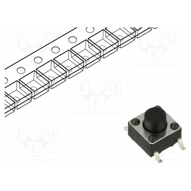 CONNFLY Microswitch TACT; SPST; Pos: 2