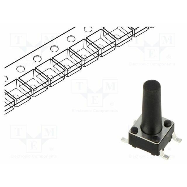 CONNFLY Microswitch TACT; SPST; Pos: 2