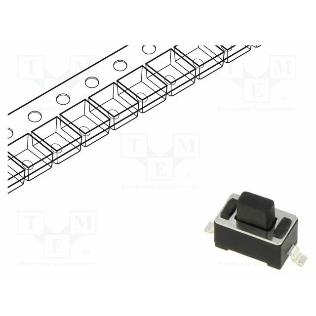 CONNFLY Microswitch TACT; SPST; Pos: 2
