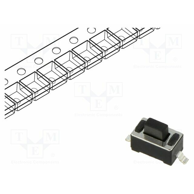 CONNFLY Microswitch TACT; SPST; Pos: 2