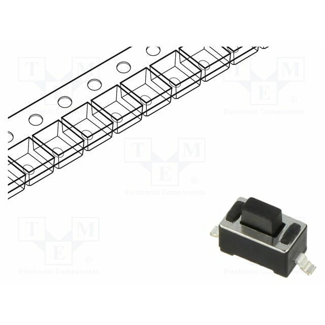 CONNFLY Microswitch TACT; SPST; Pos: 2