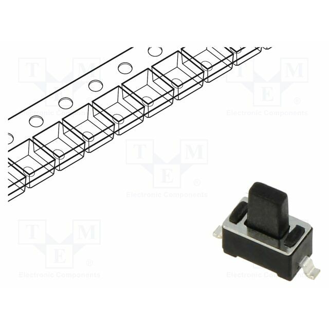 CONNFLY Microswitch TACT; SPST; Pos: 2
