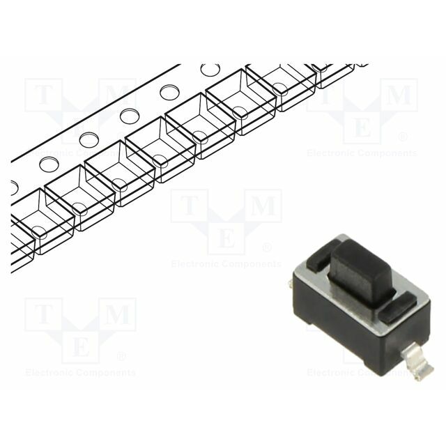 CONNFLY Microswitch TACT; SPST; Pos: 2