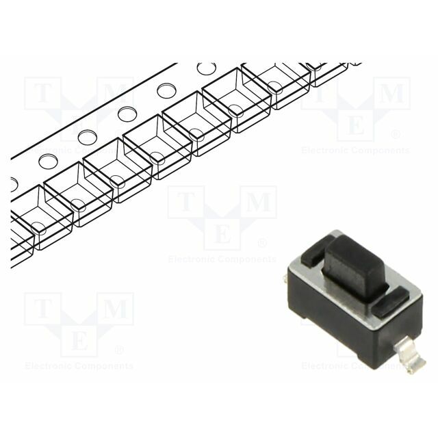 CONNFLY Microswitch TACT; SPST; Pos: 2