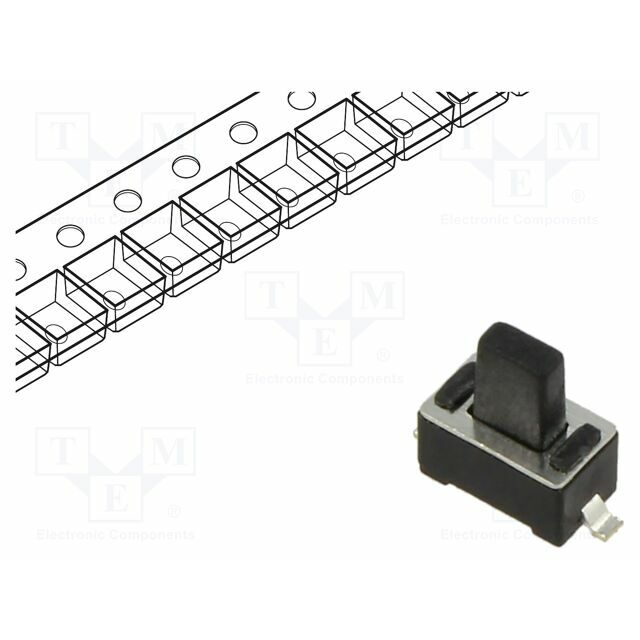 CONNFLY Microswitch TACT; SPST; Pos: 2