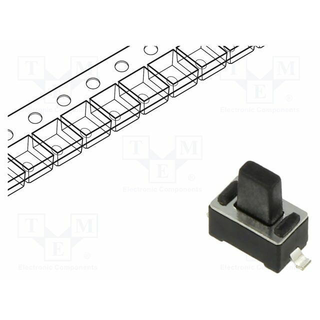 CONNFLY Microswitch TACT; SPST; Pos: 2