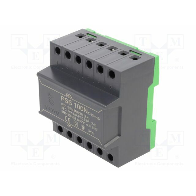 BREVE TUFVASSONS Transformer: mains; 100VA; 230VAC