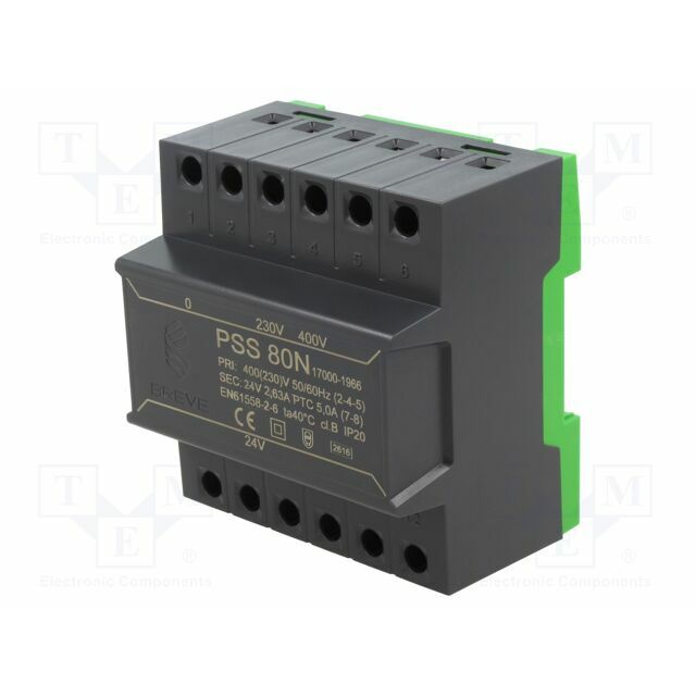 BREVE TUFVASSONS Transformer: mains; 63VA; 230VAC