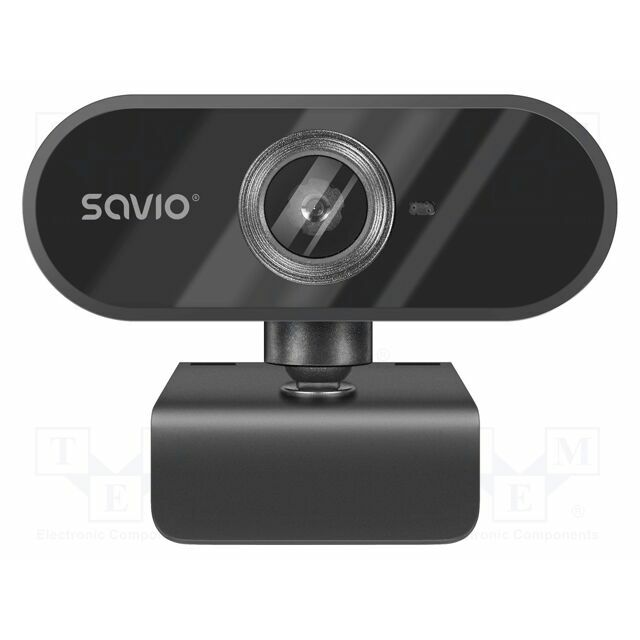 SAVIO Webcam; black; USB A; HD